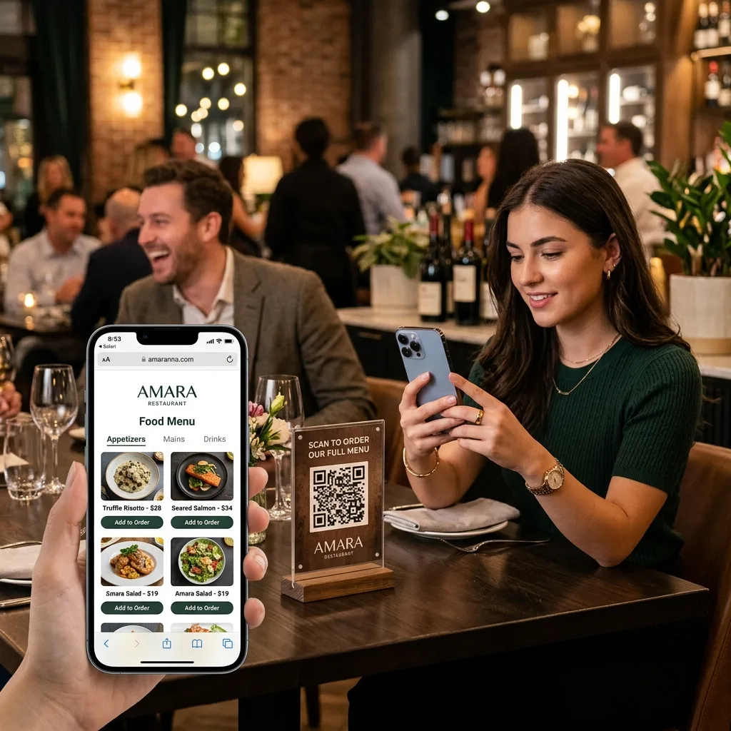 QR Menu Self-Ordering Screenshot